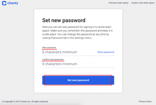 Reset Forgotten Password – Сhanty Help Center